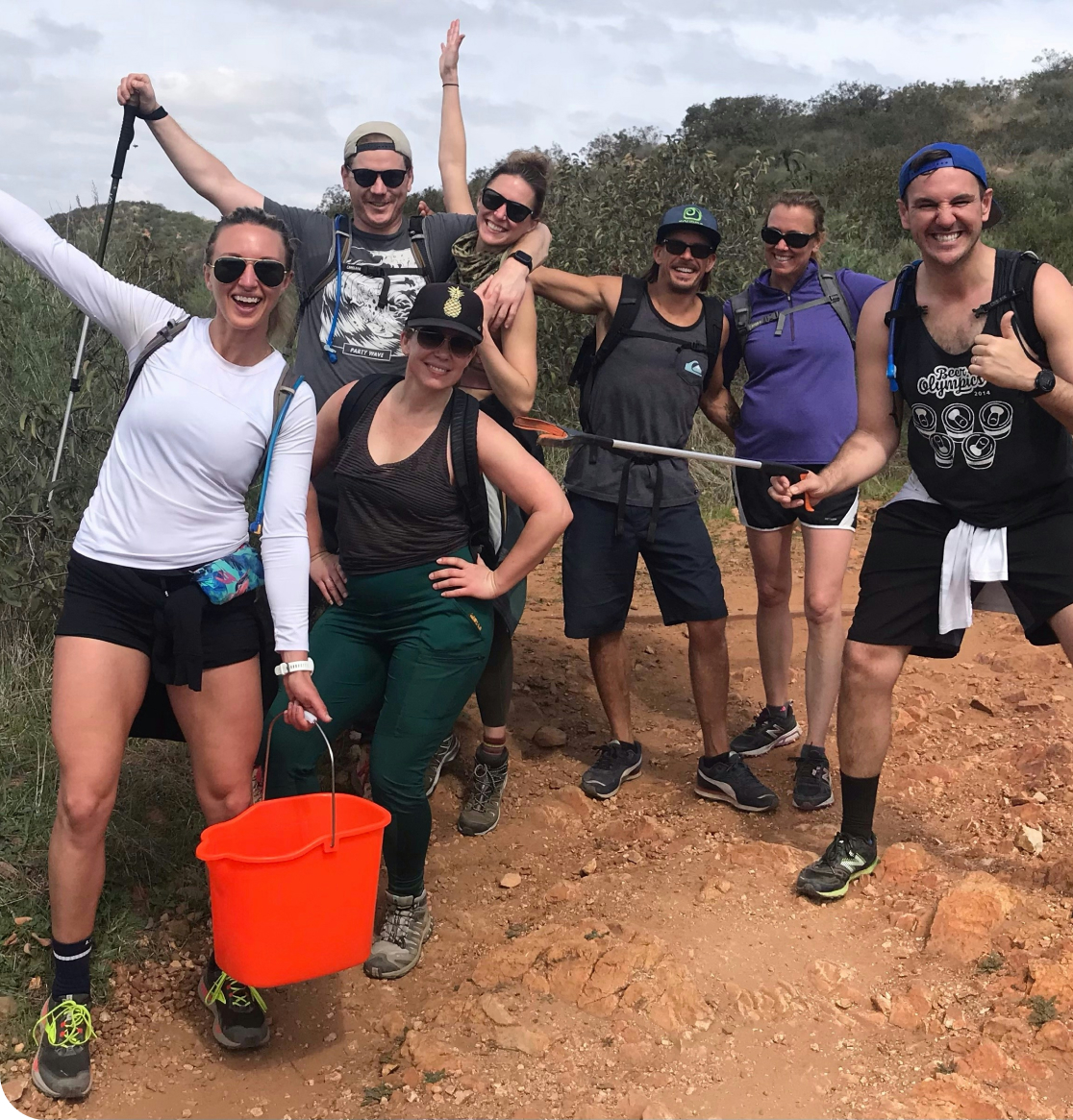Team members engaging in CSR initiatives